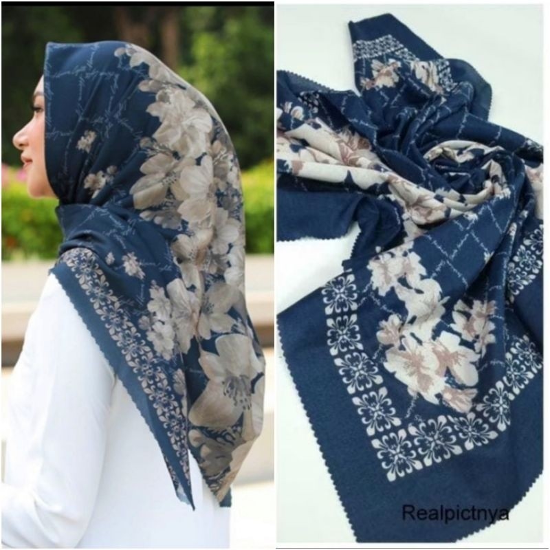 Hijab Voal Segiempat / Hijab segiempat voal/segiempat motif/voal motif/voal motif premium BTOOLS