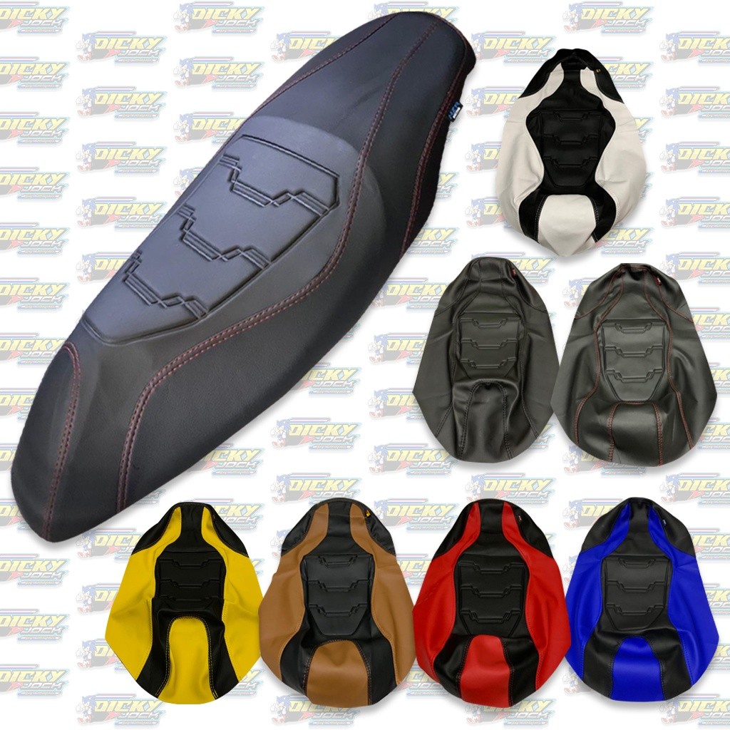 KULIT JOK / SARUNG JOK COSTUM MODEL EROPA (PEMASANGAN KE TUKANG JOK) UNTUK MOTOR VARIO N MAX PCX AER