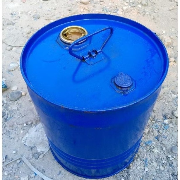 drum besi mini / kaleng besi kap 20 L bekas