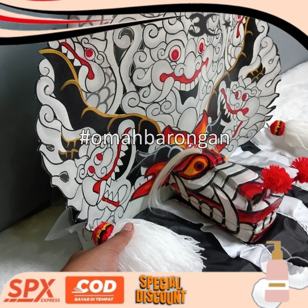 TERBARUU!! [ASLI JAWA ] Barongan Casper Full Kayu Waru Untuk Anak NVM