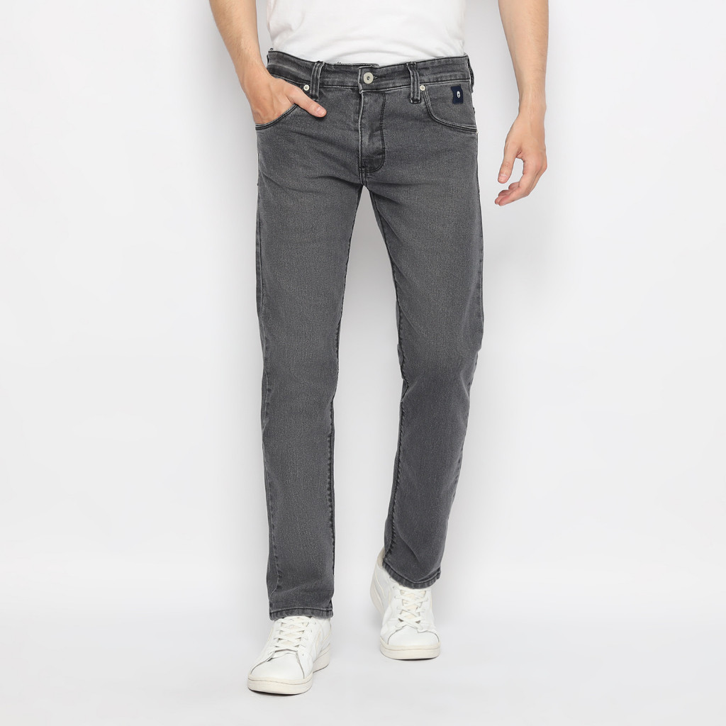 HERBERTSHOP Trondheim Celana Jeans Denim Pria Broja Darkgrey