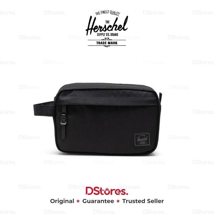 HERSCHEL Chapter Travel Kit Pouch (5 L) - Black Tonal