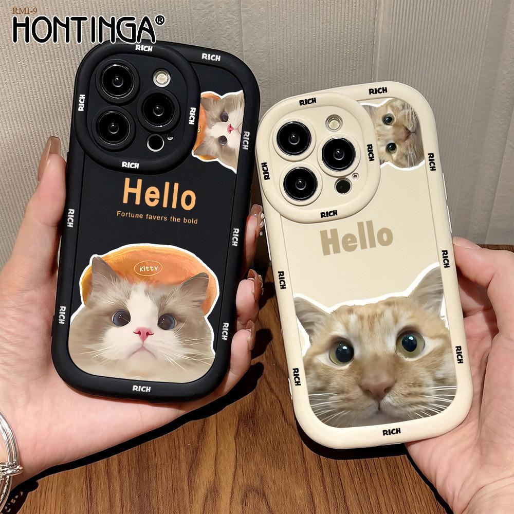 Hontinga Casing Hp Untuk Xiaomi Redmi 14C 13C 13 12 12C 10 10C 10A 9T 9C A3 A1 A2 9 4G 5G Silikon So