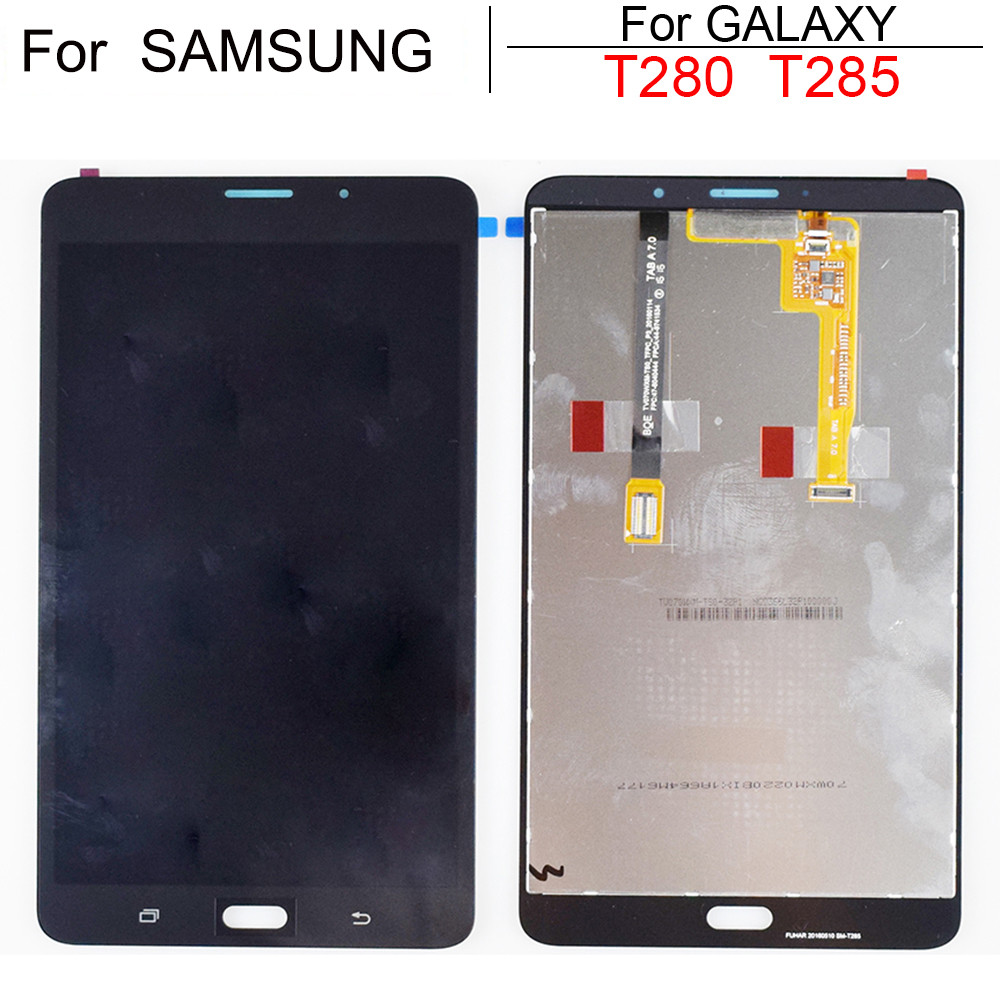 New 7'' for Samsung Galaxy Tab A 7.0 2016 SM-T280 SM-T285 T280 T285 LCD splay Tou Screen gitizer Ass