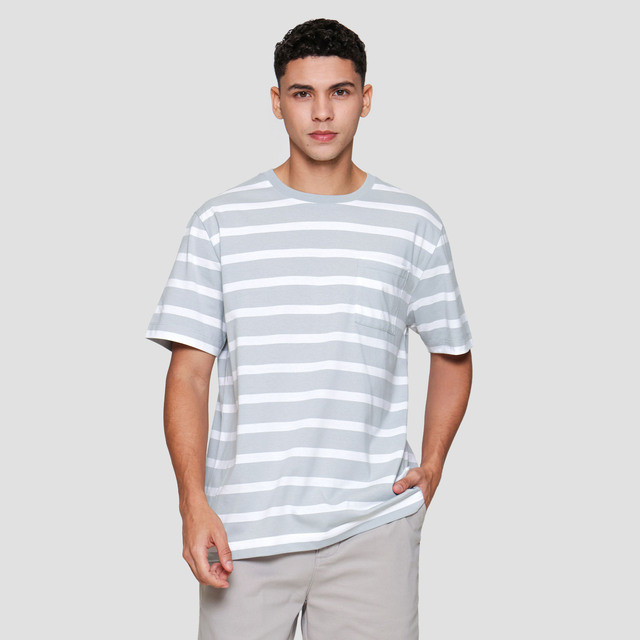 Cole Stripes Jersey Mng Pocket Kaos Pria 122884372