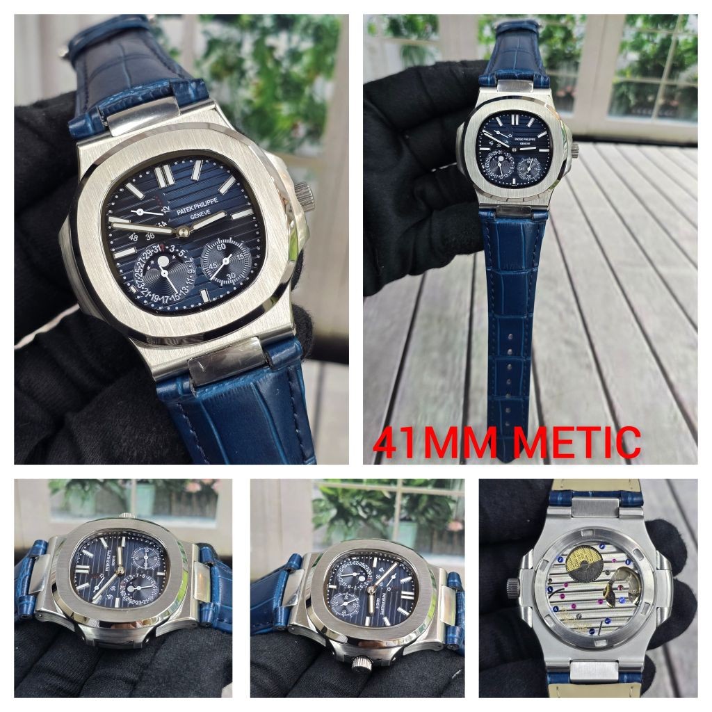 Jam tangan Unisex pat Moonphase Nautilus 40mm