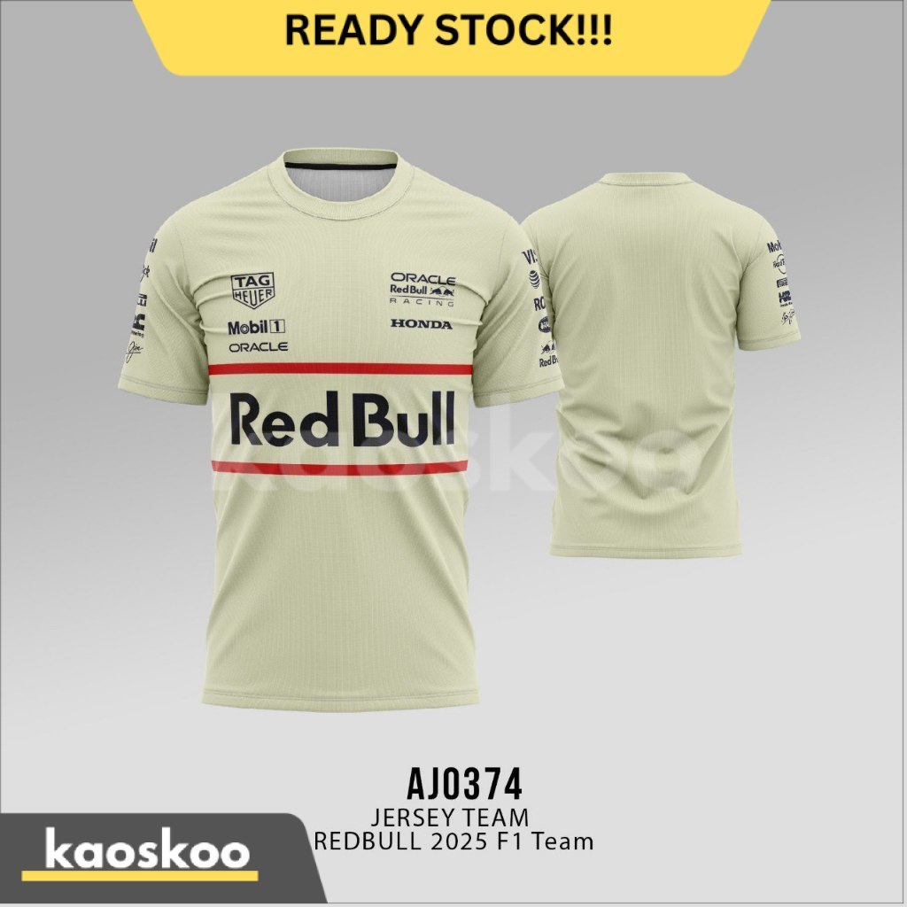 Kaos Jersey F1 Team RedBull Red Bull 2025