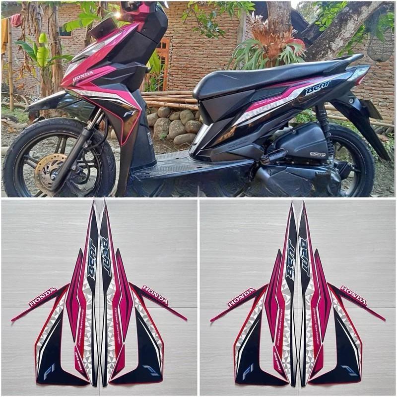 striping original Honda beat esp FI CBS ISS tahun 2016 2017