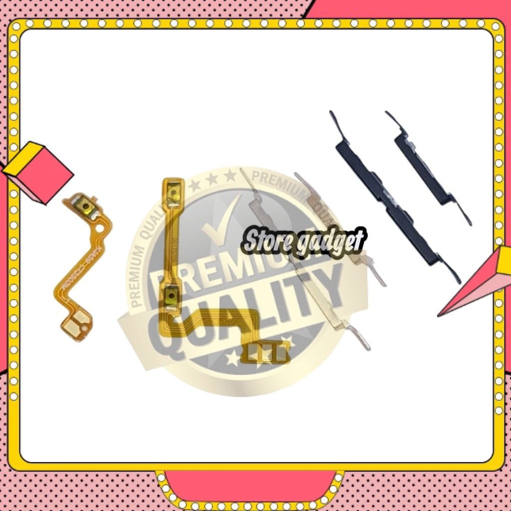 Tombol Luar + Flexible On Off Volume OPPO F1s / A59 | Sparepart HP Original