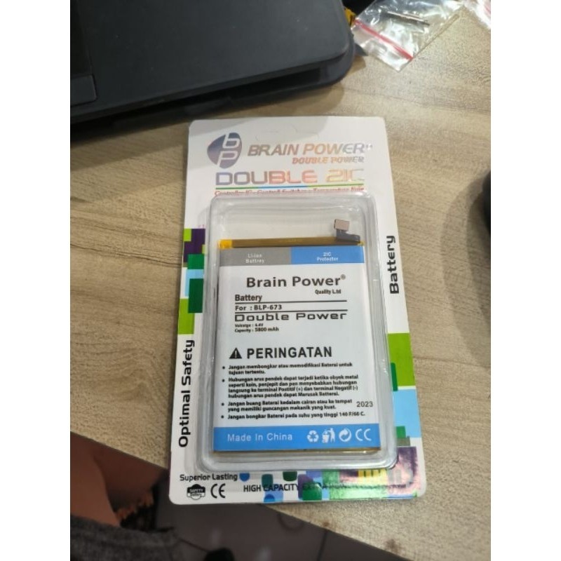 BATRE  BATERAI BATU Oppo A3S A5S A7 A31 2020 BLP673 DOUBLE POWER DOBEL.POWER ORYGINAL