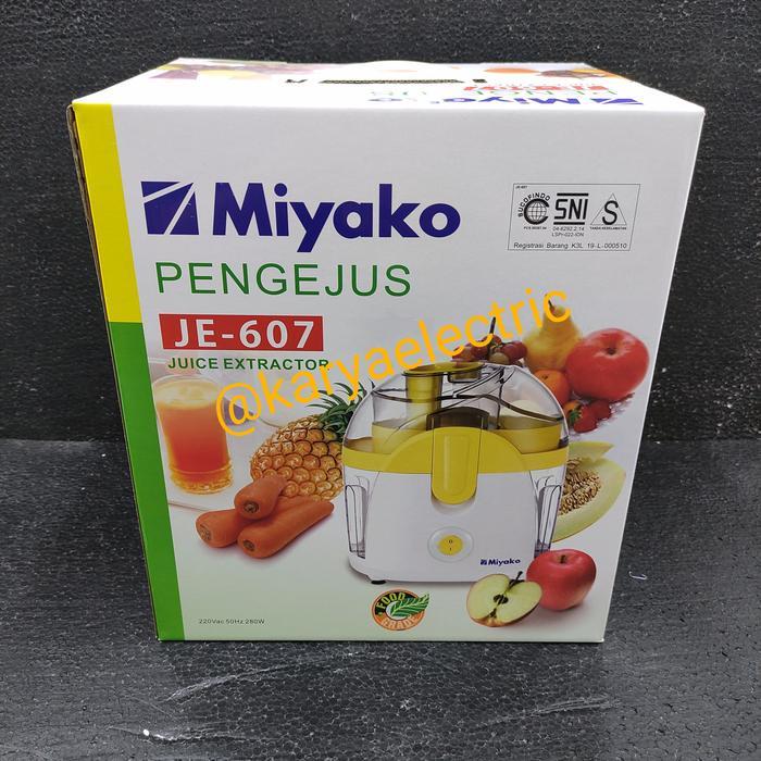 MIYAKO JUICER JUICE EXTRACTOR JE 607 GARANSI