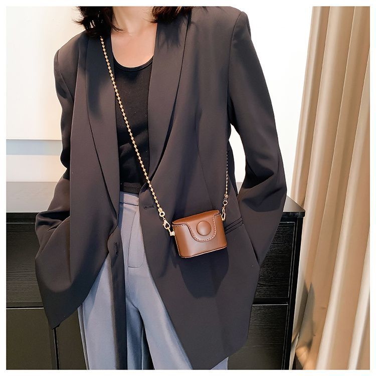 Tas rantai ceruk kelas atas mini tas kecil gadis mode baru mini messenger tas pinggang mulut amplop 