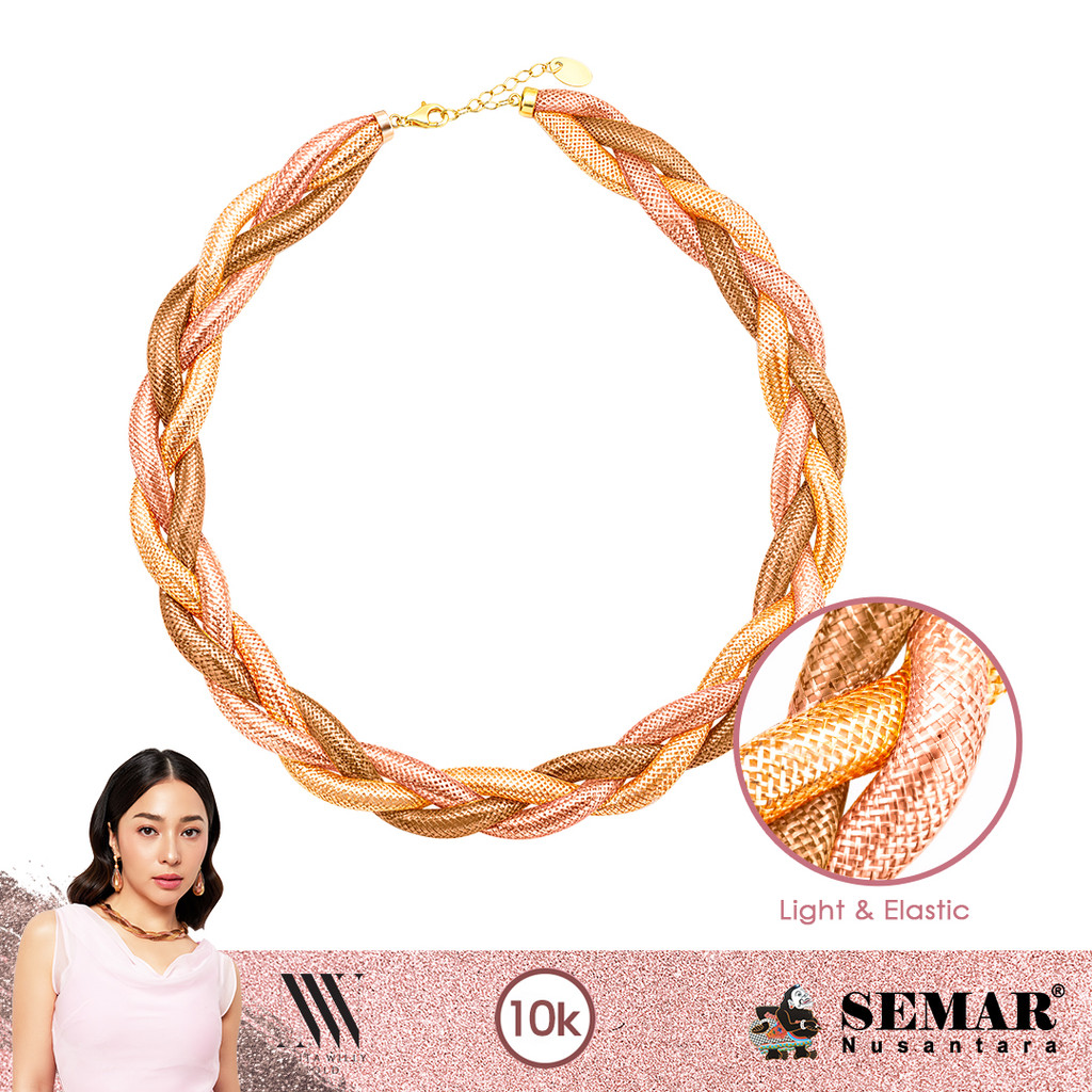 Nikita Willy Gold Kalung Emas Featherlite Whisper Necklace Collection 10K Semar Nusantara