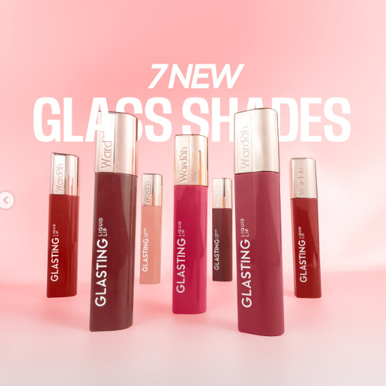 BS - Wardah Glasting Liquid Transferproof Lip Hi-Pigmented Glass Color Lipstick
