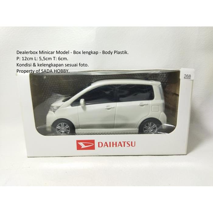 Dealer Box Daihatsu Move Custom White Pullback Car From Japan SBAtoys