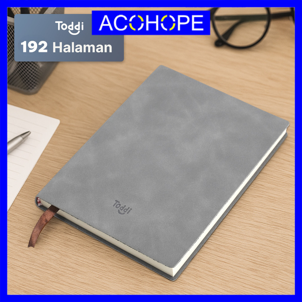Acohope Buku Catatan Jurnal Notebook Cover PU Leather A5 192 Halaman - CW-15