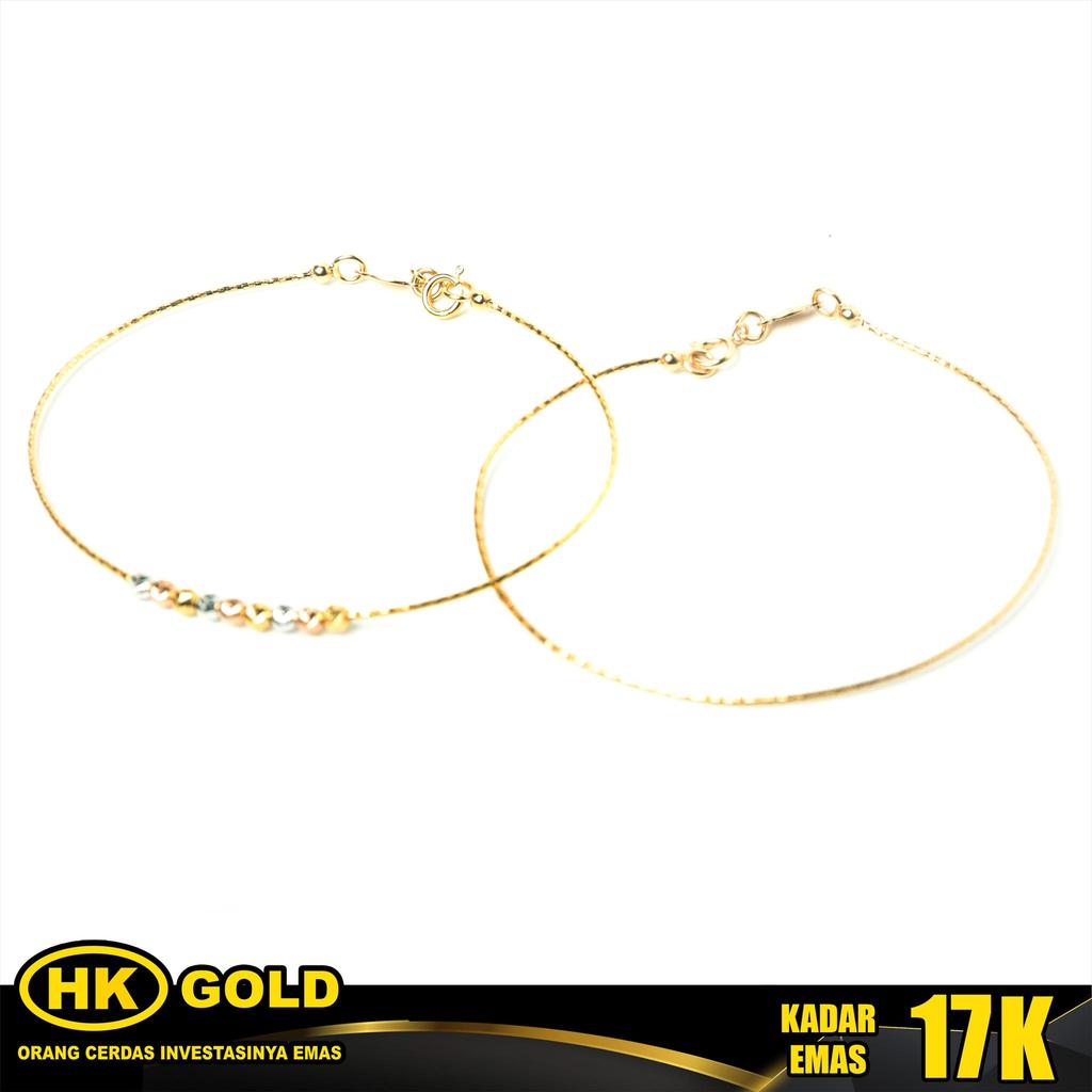 Gelang Emas 17K Type 1097 Choker HK GOLD