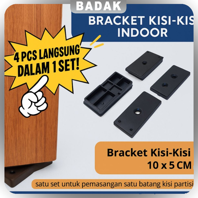 Bracket Putar Instalasi Hollow Partisi PVC /Kisi-Kisi Ruangan Sekat Ruang Minimalis WPC Adjustable/1