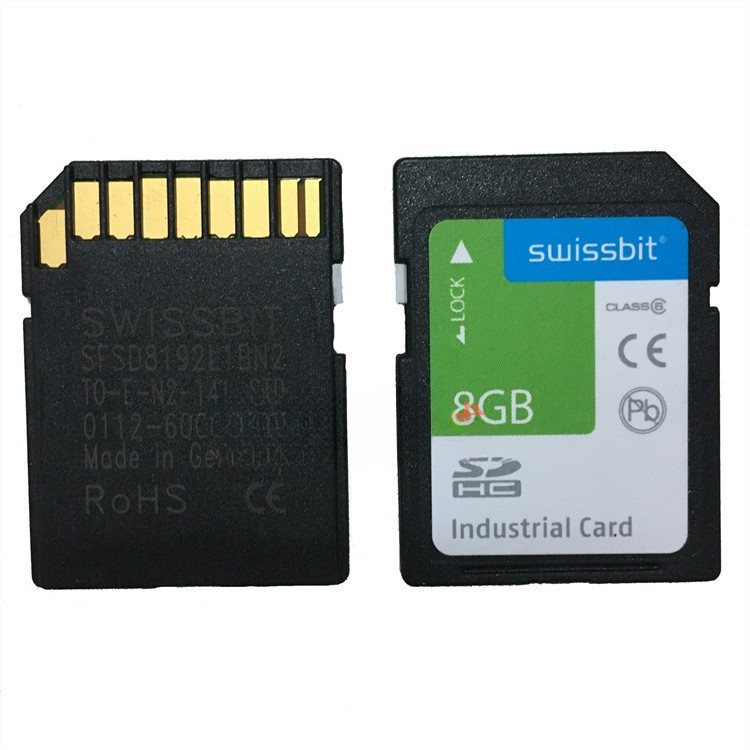 IRH Jerman Swissbit SD 8G Kartu SD Industri 8Gb SLC Sfsd8192 Peralatan Kontrol Industri Kartu Memori