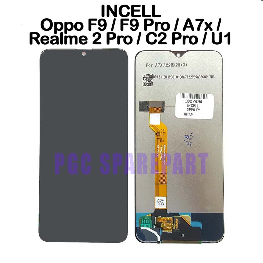 LCD Touchscreen Fullset OP F9 / F9 Pro / A7X / Realme 2 Pro / C2 Pro / U1 / CPH1823 / CPH1881 / CPH1
