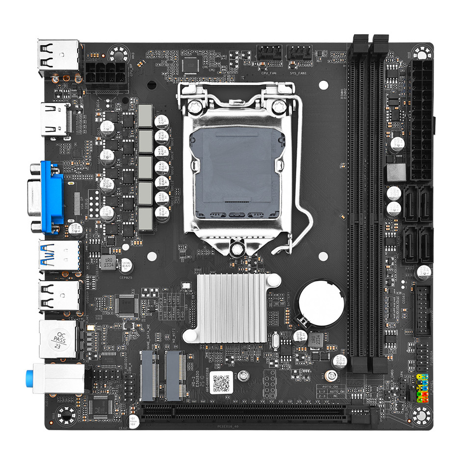 H510 mini itx 170*170mm motherboard Support LGA 1200 1011 CPU mainboard NVMe WIFI M2 port LGA1200 mo
