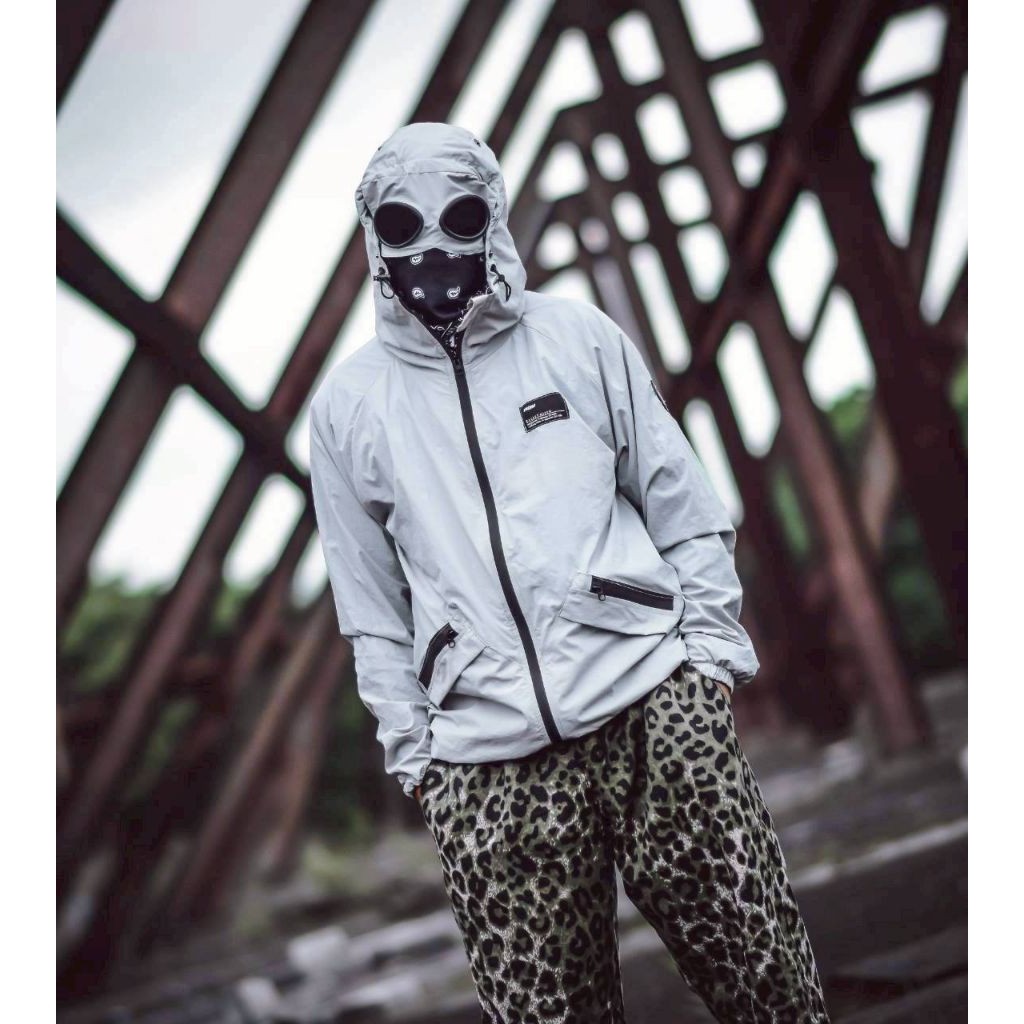 GOOGLE CRIKNLE Jaket Outdoor Anti Air Bahan Scoat Puma Furing Pidding Bordir Logo 362