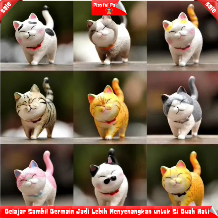 Figure Kucing Mini Lucu Dan Imut / Miniatur Kucing Mini Bs