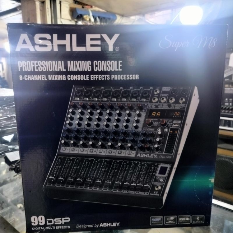 Mixer Ashley Super M8 8 Chanel Audio