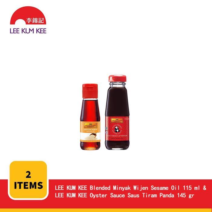LEE KUM KEE Minyak Wijen Campuran 115ml + LEE KUM KEE Saus Tiram Cap Panda 145gr