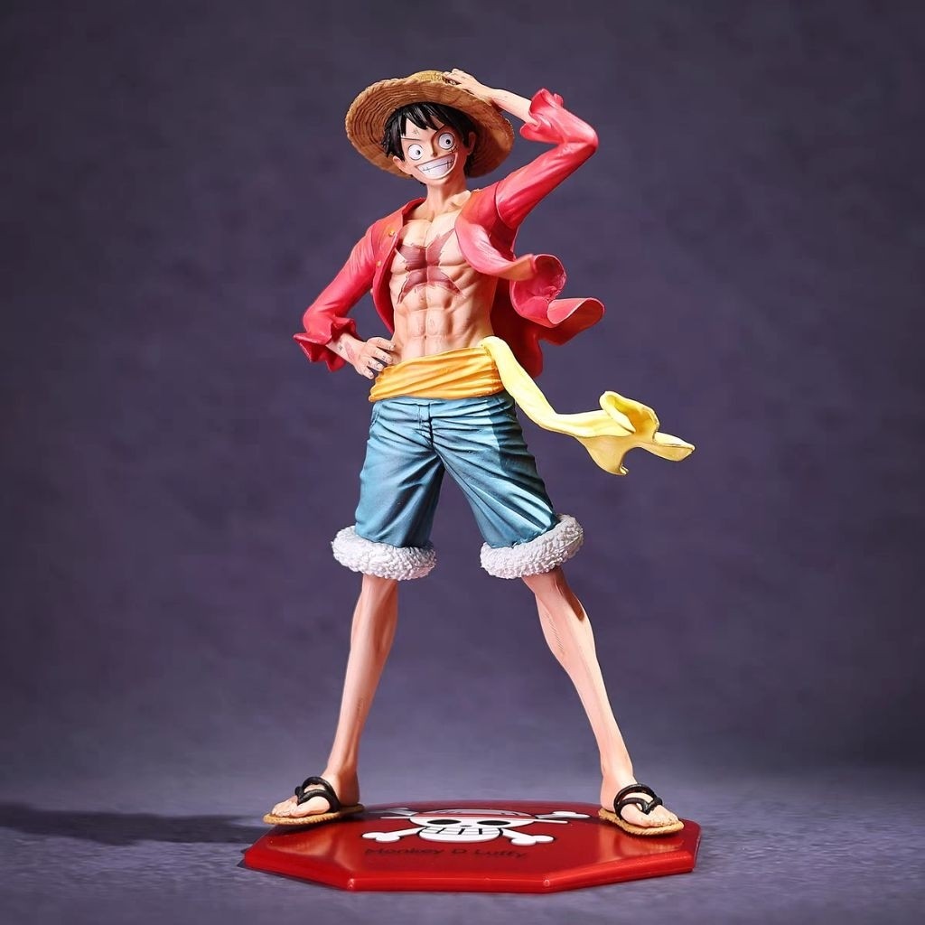 PAJANGAN Action Figure One Piece Monkey D Luffy 24cm Pop Version