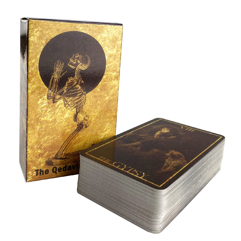 The Qedavian Tarot Decks 78 Card Tarot Deck High Quality Board Game For Beginners Fun Divination Gam