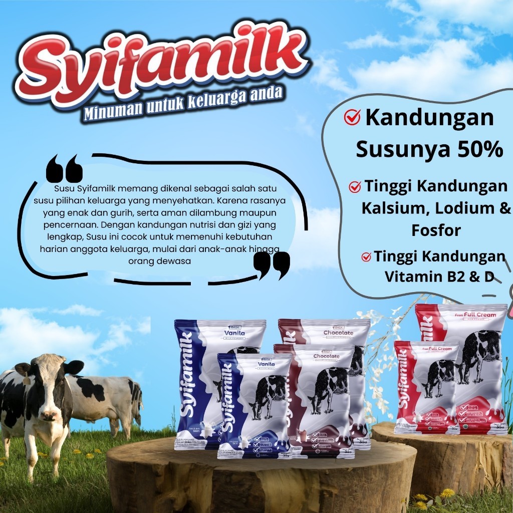Syifamilk 350gr - Susu Penggemuk Badan - Pusat Herbal