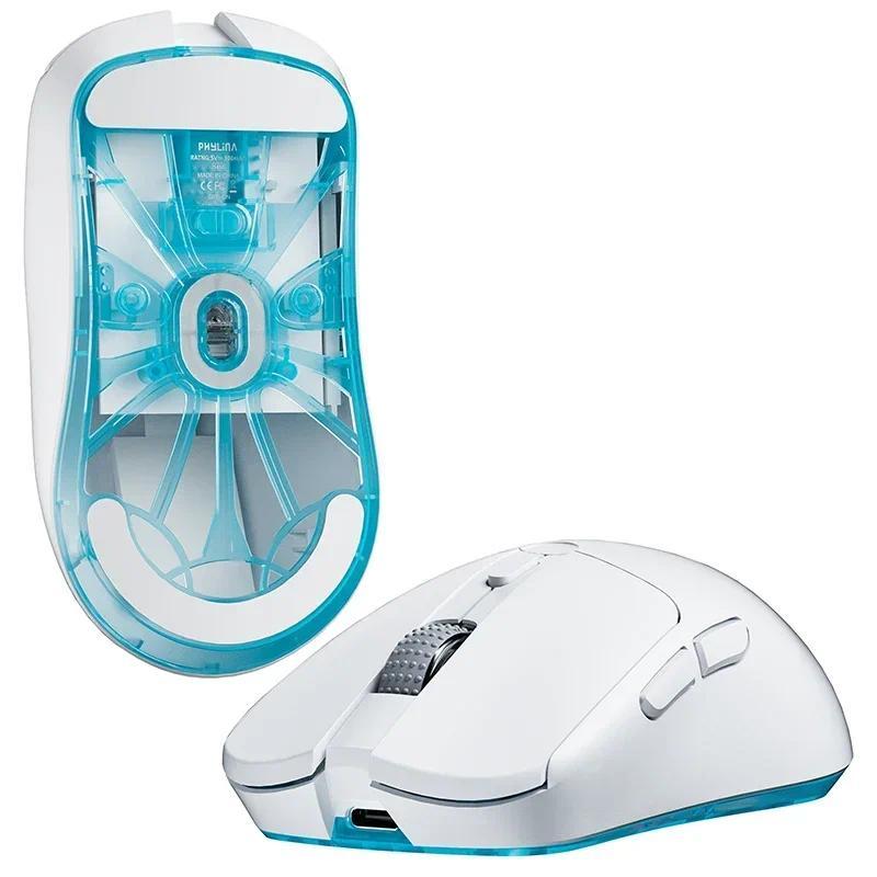 Phylina S450 Wireless Mouse Paw3395 Dual Mode 2.4g Lightweight E-Sports Mouse Ergonomics Office Mice