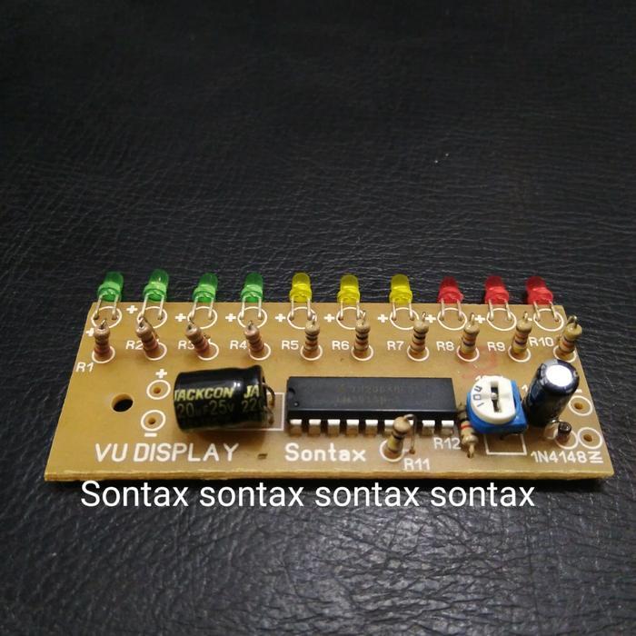 SCelectro vu meter led level 10 bar audio sound display spectrum spektrum