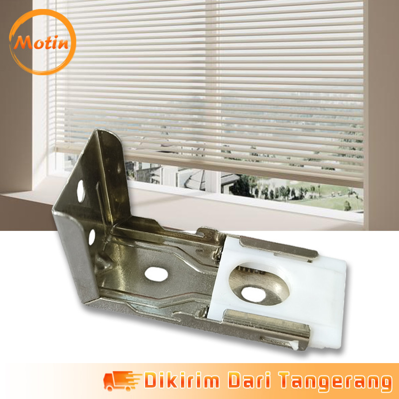 10Pcs/Set Bracket Roman Shade Gorden Lipat Bracket Aksesori Tirai Listrik