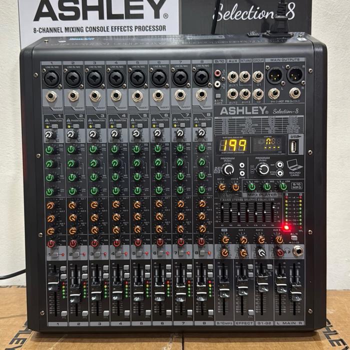 mixer ashley selection 8 original usb, Bluetooth - Warna