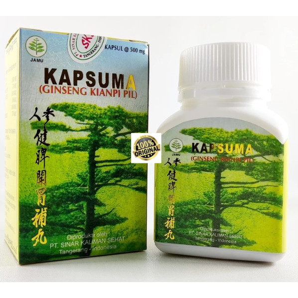 ( Kianpi 100% Original Asli ) KAPSUMA GINSENG PIL/ PENGGEMUK BADAN