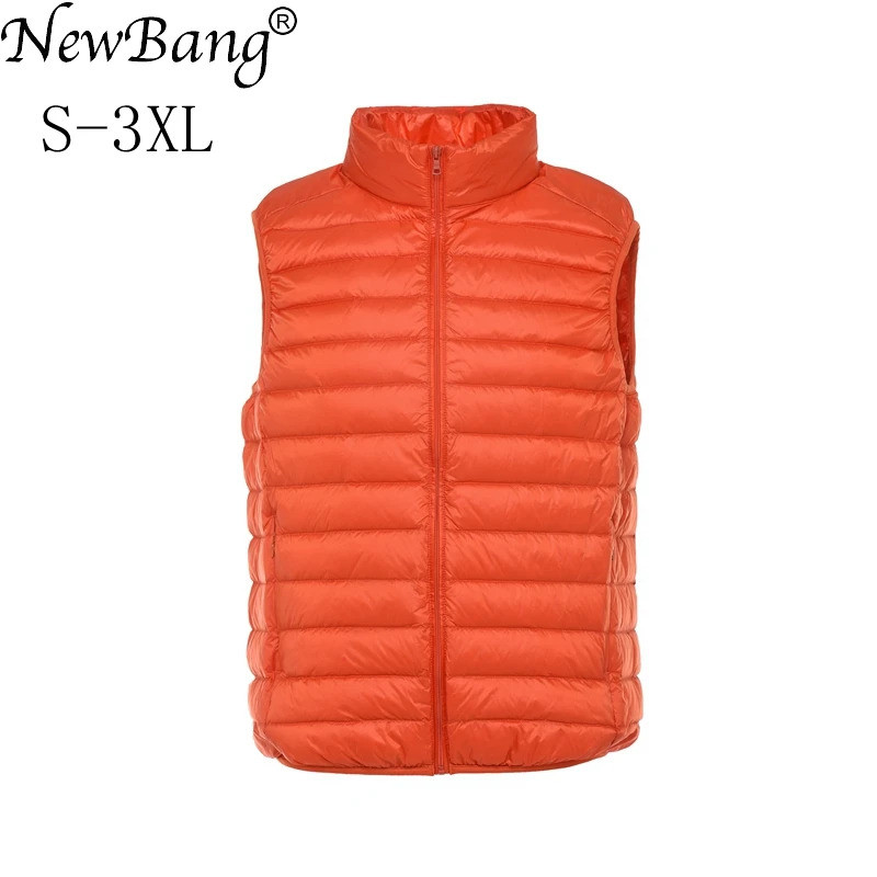 Jacket NewBang Brand Waistcoat Ultra Light Down Vest Lightweight Waterproof Sleeveless White Duck Do