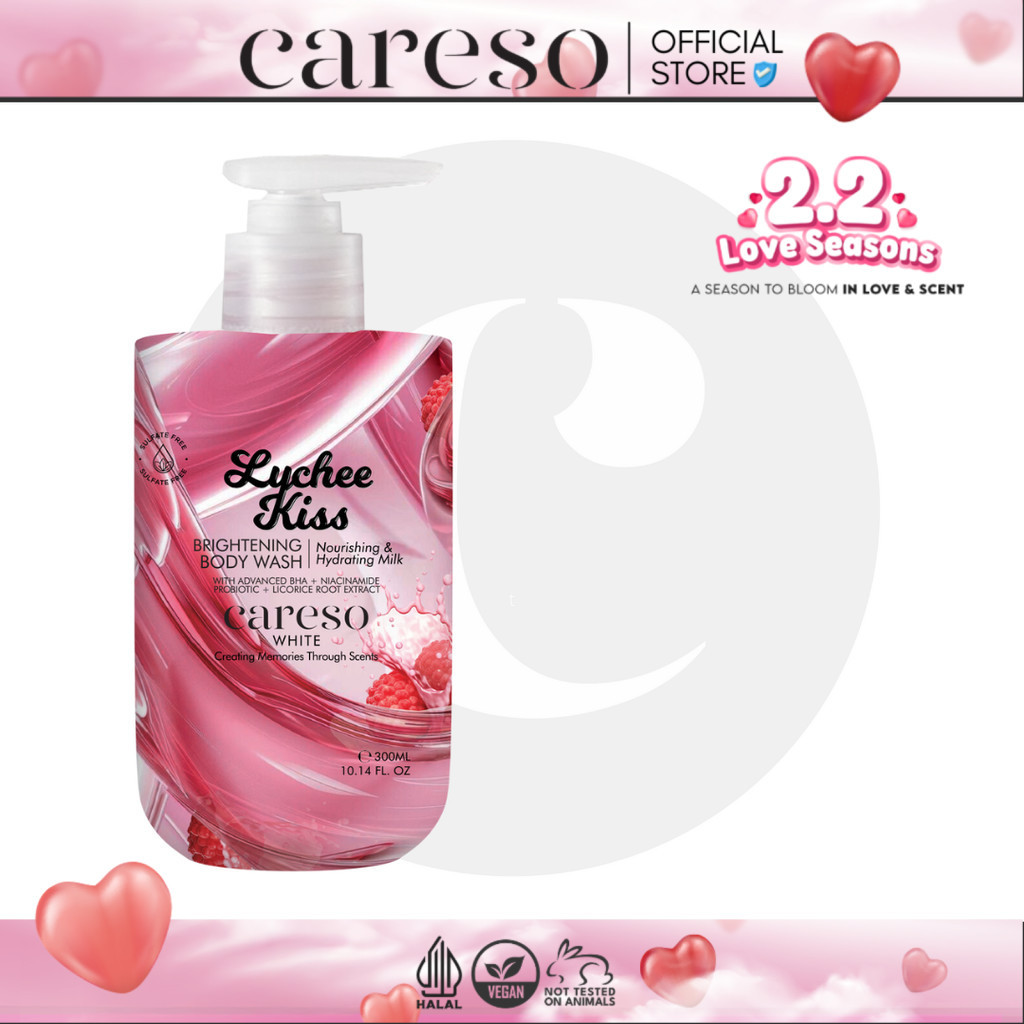 CARESO - Lychee Kiss Wash - 300ML