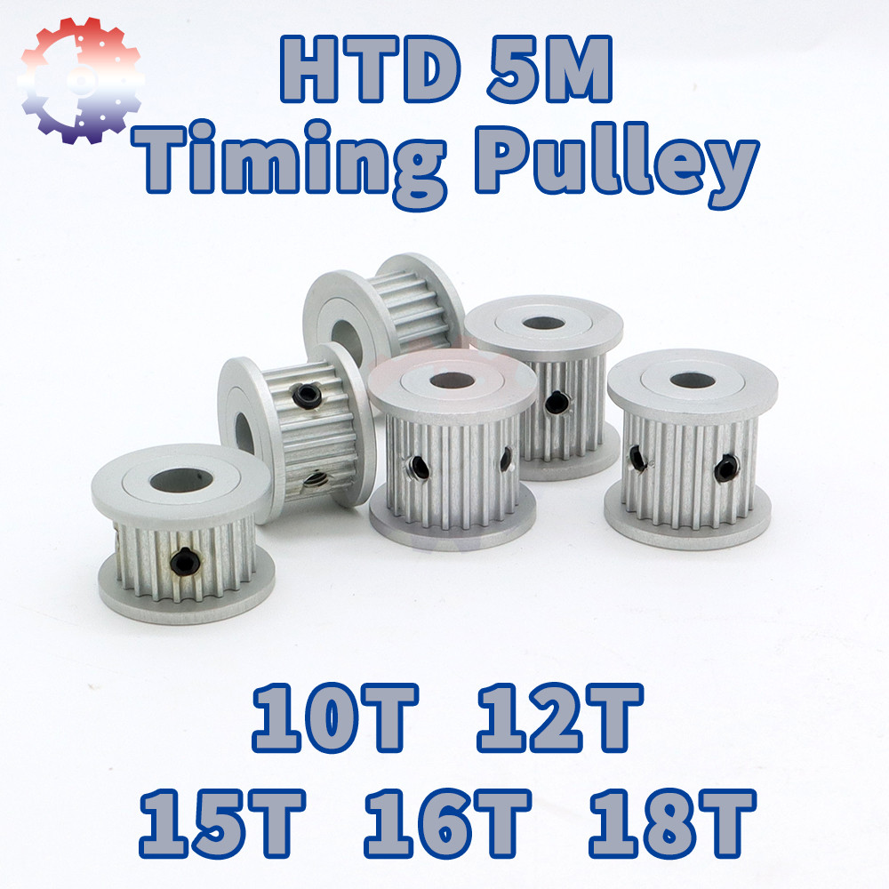 Pulley Timing HTD 5M 10T 12T 15T 16T 18T Pulley 5M 10 gigi 12 gigi 18 gigi Pulley HTD5M 15 gigi 16 g