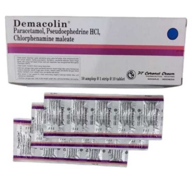 Demacolin Strip 10 Tablet
