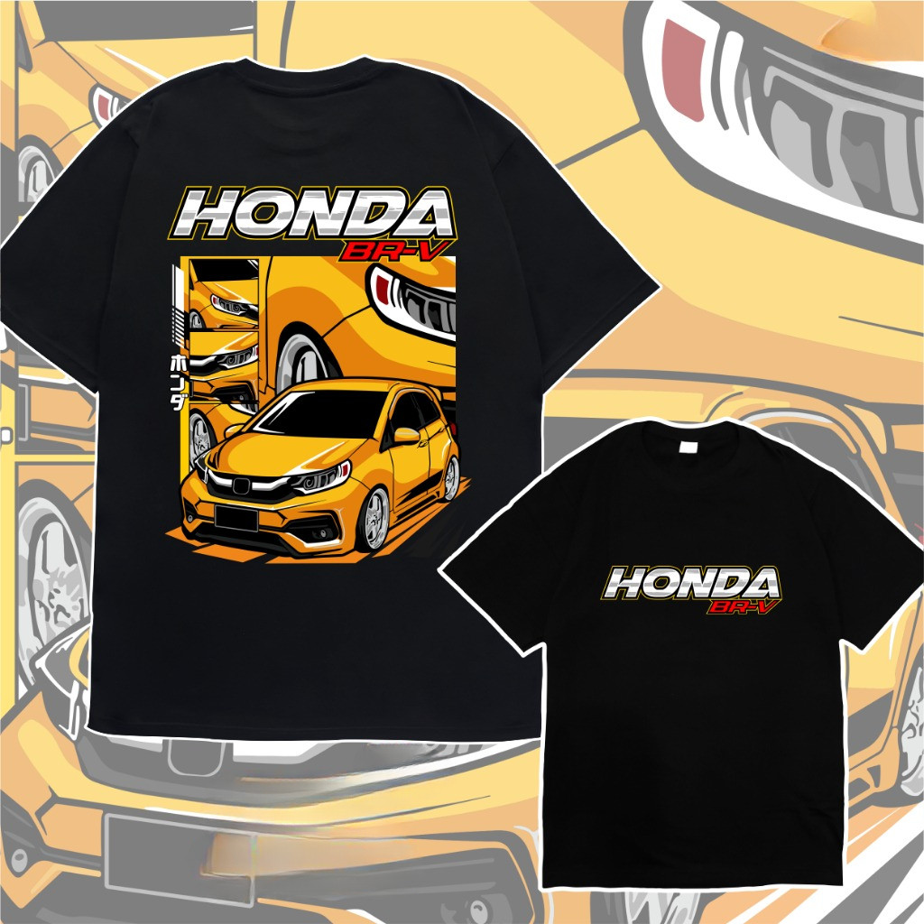 [COD] Kaos Pria Wanita Edisi Mobil Indonesia | Baju Honda BRV Grand Max Terbaru Termurah
