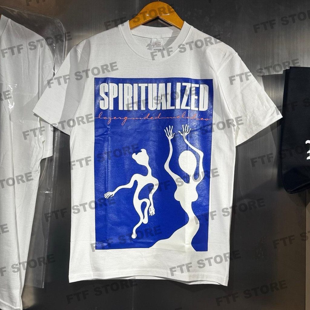 HOT SPIRITUALIZED - LASER GUIDED MELODIES TSHIRT WHITE ((SPECIAL EDITION))