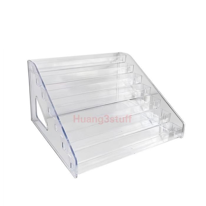 PXTON - Rak Akrilik 7 Tingkat / Rak kosmetik / K42 Rak Kosmetik Acrylic Grid / Rak Cosmetic Organize