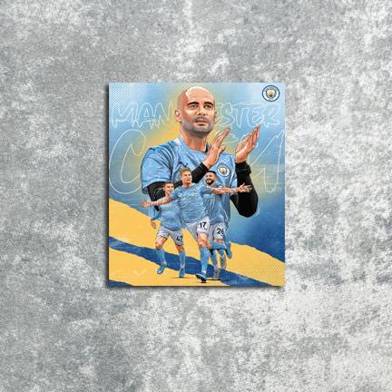 Poster Dinding Art Man City Big Salle 