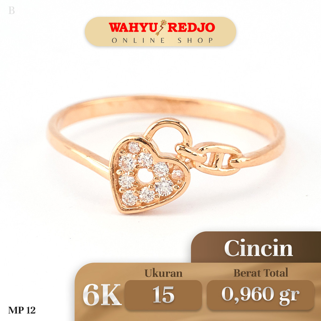 Cincin Emas 6K Wahyu Redjo CC-6K-30643432