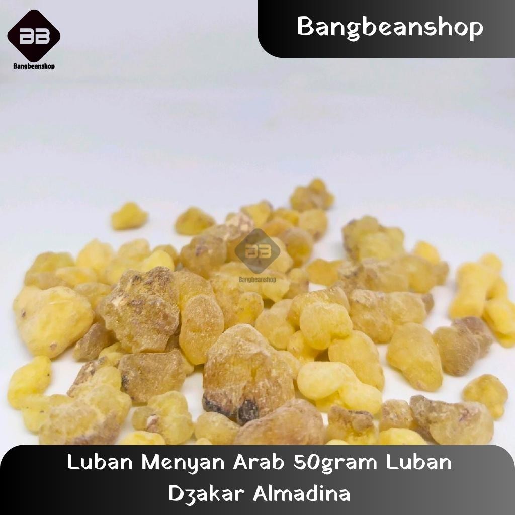 Luban Menyan Arab 50gram Luban Dzakar Almadina Pengharum Dupa Asli