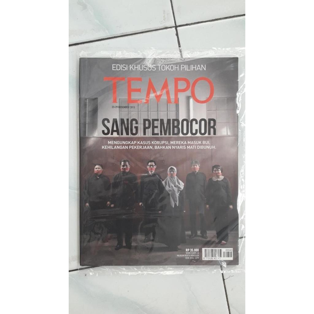 MAJALAH TEMPO EDISI KHUSUS DESEMBER 2013  SANG PEMBOCOR