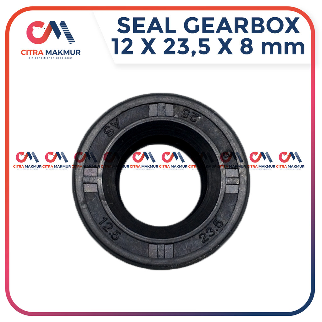 Seal Karet Gearbox 12 x 23.5 x 8 mm Mesin Cuci Sharp 2 Tabung Bocor Universal 7 8 kg EST 77DA 65M