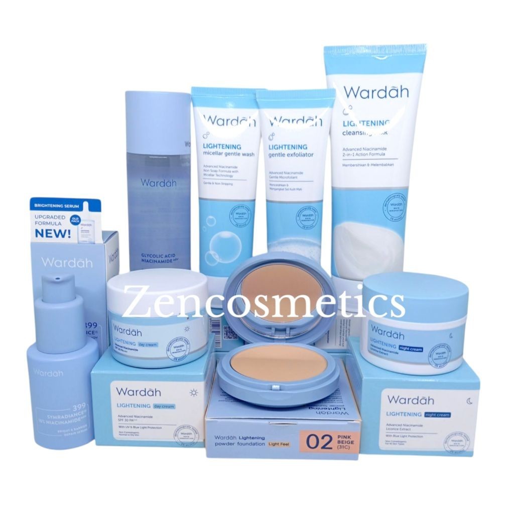 Wardah Paket Lightening Series Seserahan/ Paket Wardah Original Lengkap/ Paket Kosmetik Lamaran